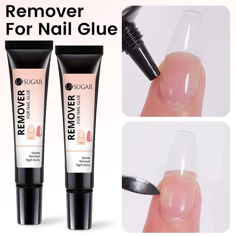 UR SUGAR 1/2pcs 10g Nail Glue Remover For Nail Tips No Need Lamp Cured Long Lasting Soak Off Adhesion Gel False Nails Need thumbnail 3