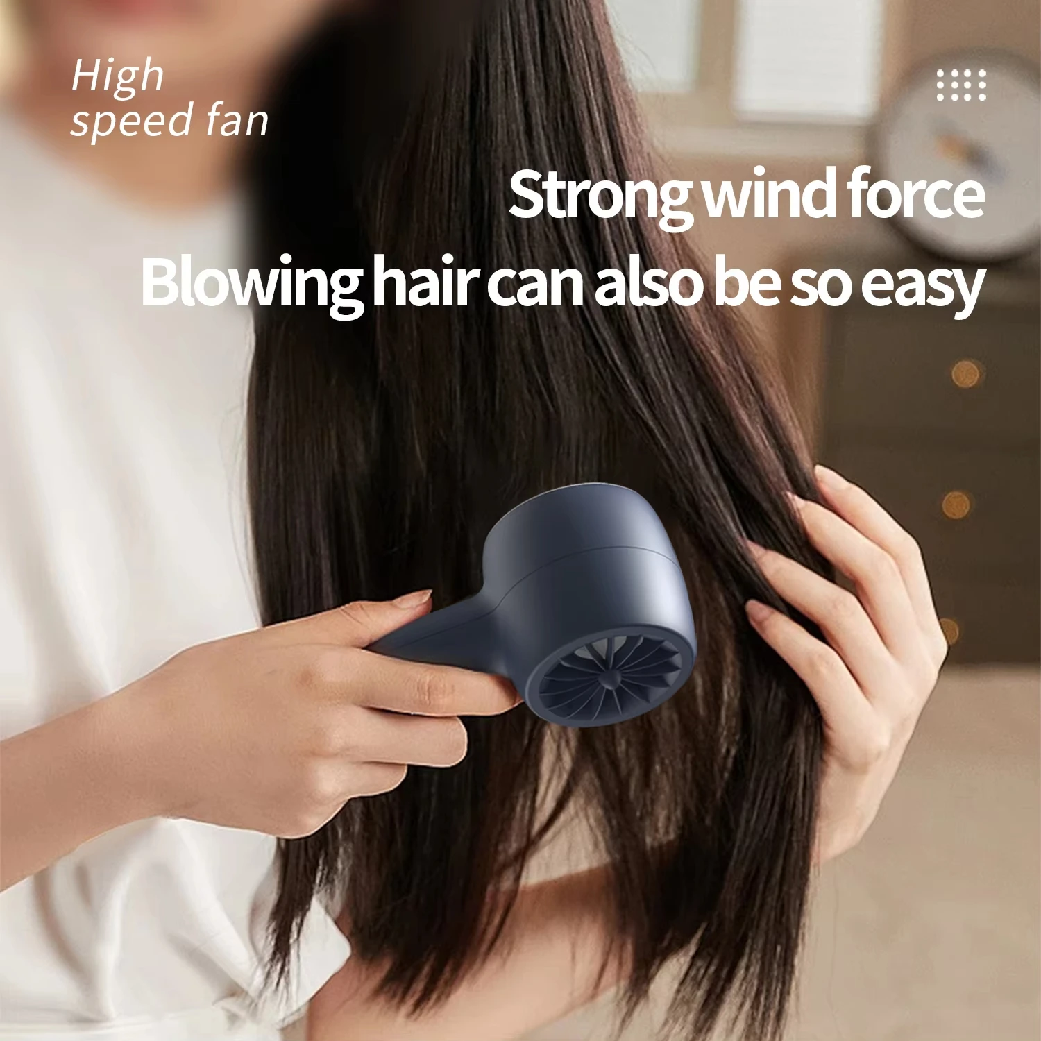 Portable Handheld High-Speed Mini Air Conditioner 3000mAh 100 Gears Rechargeable Fan Cooler for Personal Use thumbnail 2