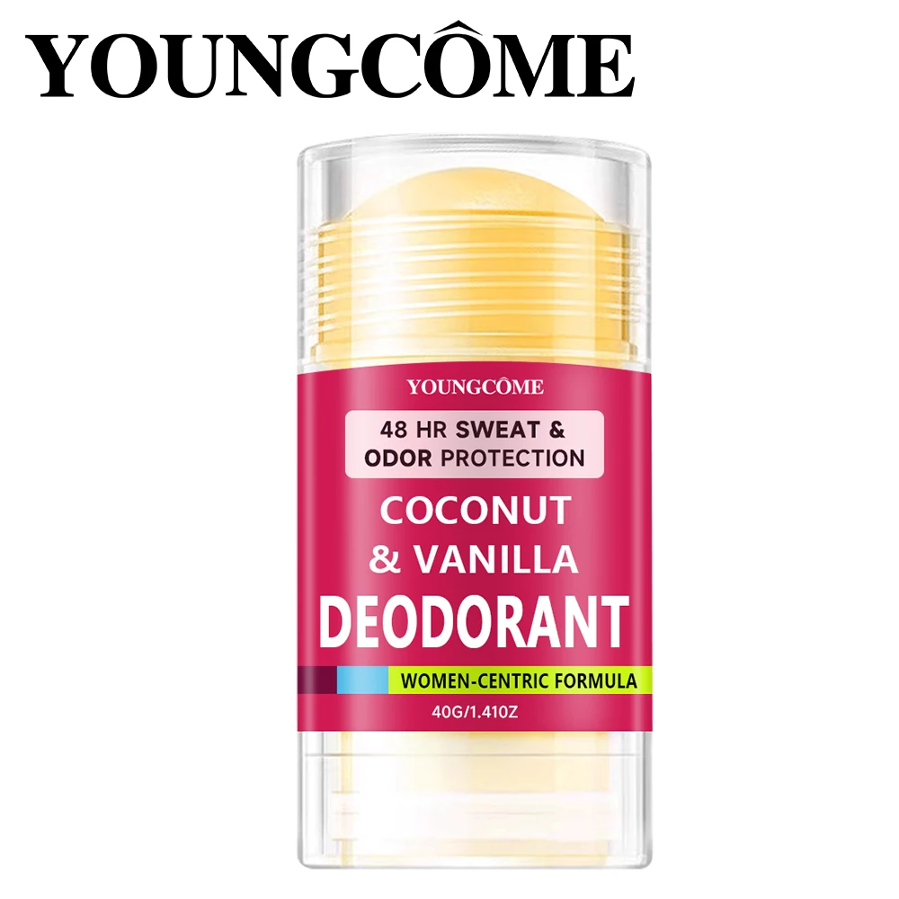 YOUNGCOME Women's Deodorant with Coconut & Vanilla Stick - Antiperspirant & Odor Protection Deodorant Stick for All-Day Freshnes thumbnail 3