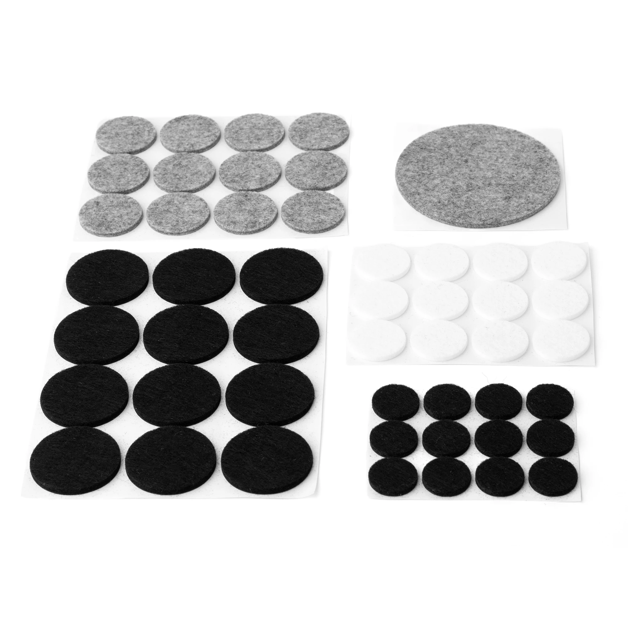 3mm Thicken Felt Furniture Leg Pads Round Self Adhesive Mat Mute Anti-Slip No Noise Floor Scratch Protector for Chair Desk Foot thumbnail 2