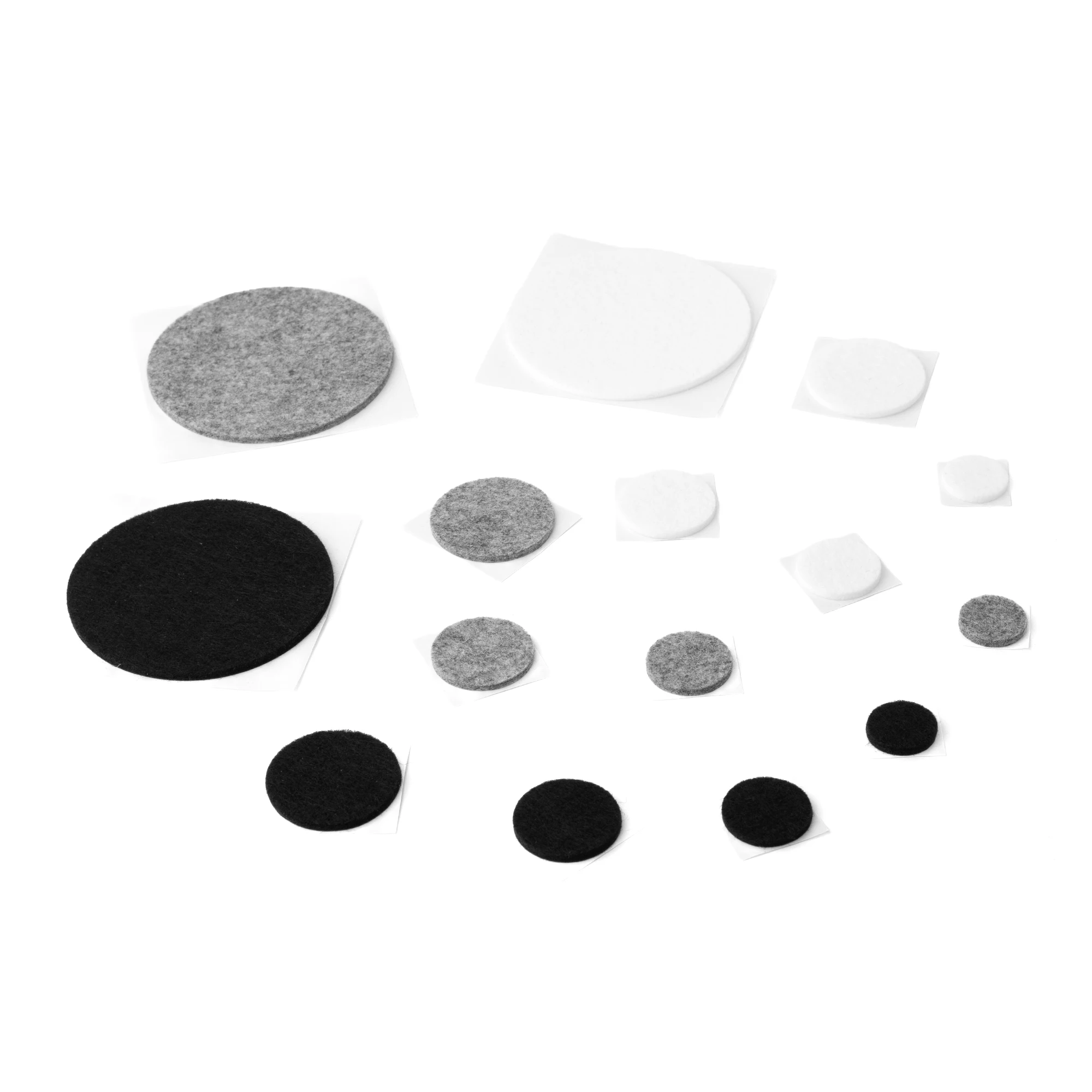 3mm Thicken Felt Furniture Leg Pads Round Self Adhesive Mat Mute Anti-Slip No Noise Floor Scratch Protector for Chair Desk Foot