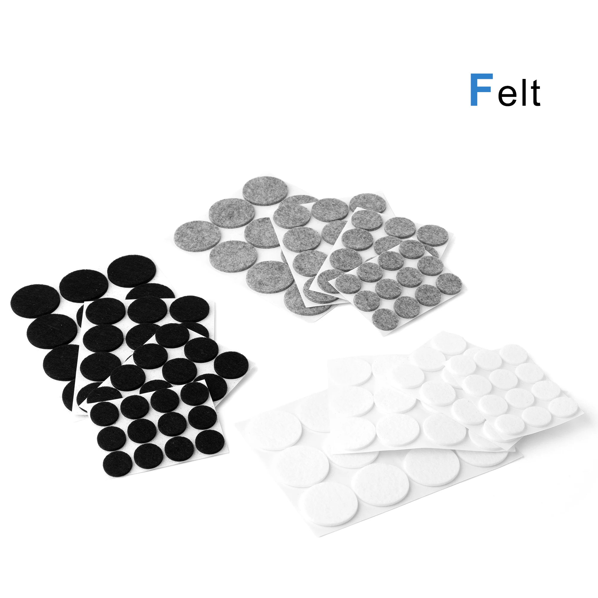 3mm Thicken Felt Furniture Leg Pads Round Self Adhesive Mat Mute Anti-Slip No Noise Floor Scratch Protector for Chair Desk Foot thumbnail 3