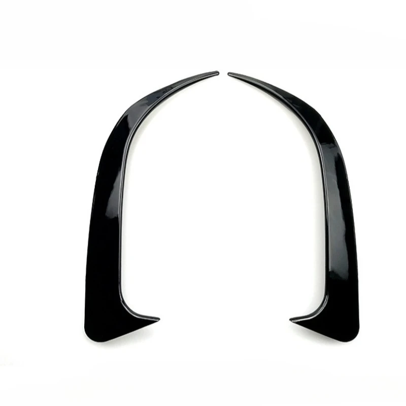 2pcs Gloss Black Rear Bumper Lip Spoiler Canards Vents For Mercedes-Benz CLA 45 AMG W117 C117 CLA200 220 250 260 2013-2019 thumbnail 6