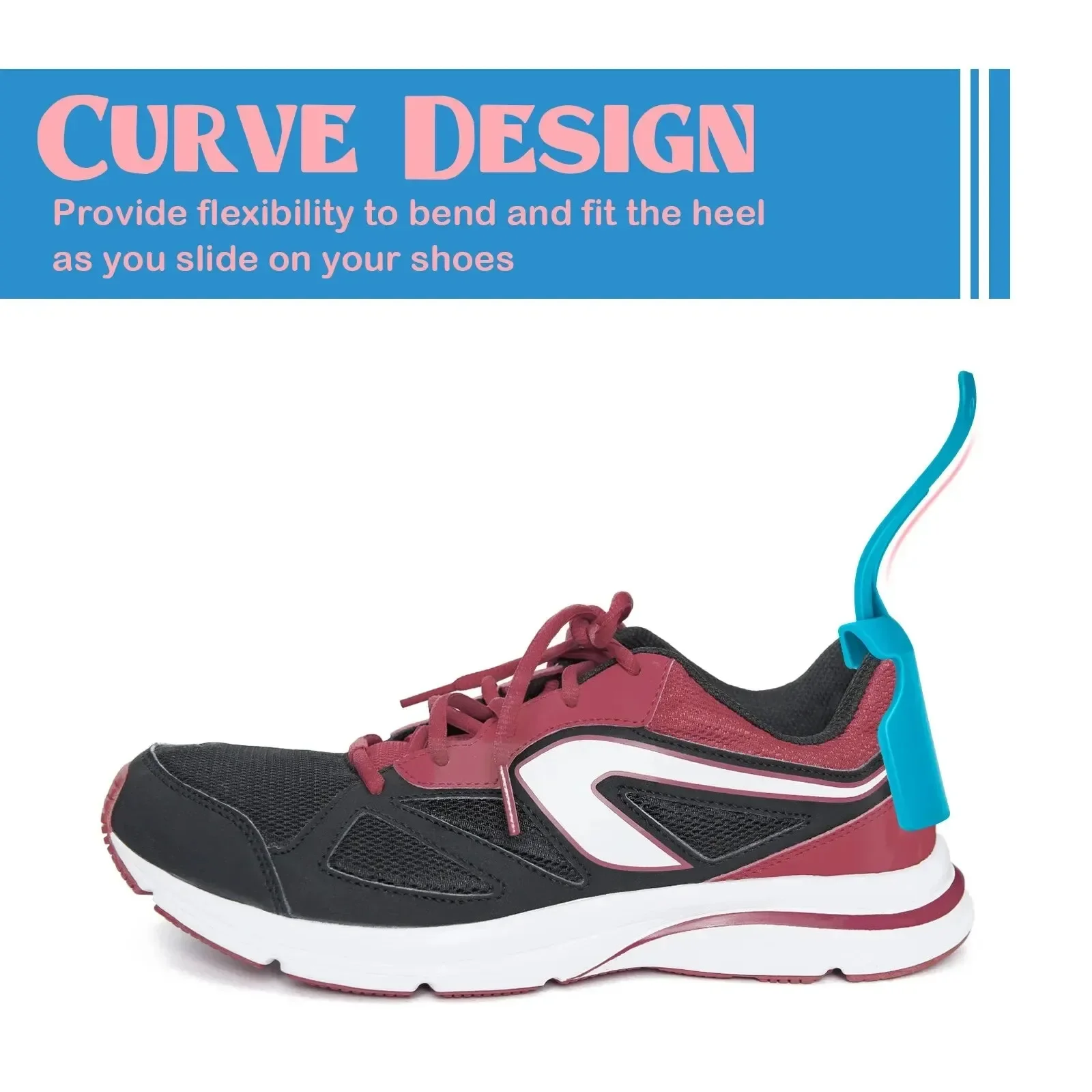 Professional Shoe Horn Plastic Shoehorn Lazy Shoe Helper High Quality Anti-Slip Shoe Lifter For Elderly Shoe Accessorie thumbnail 6