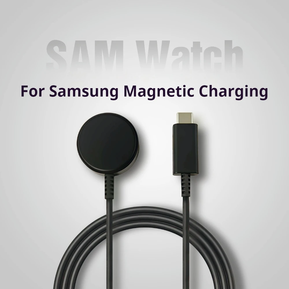 Fast Magnetic Wireless Charger For SAMSUNG Galaxy Watch8/7/6Classic/5 Pro 4/3/2Active USB-C Charging Stand Fast Charging Dock thumbnail 2