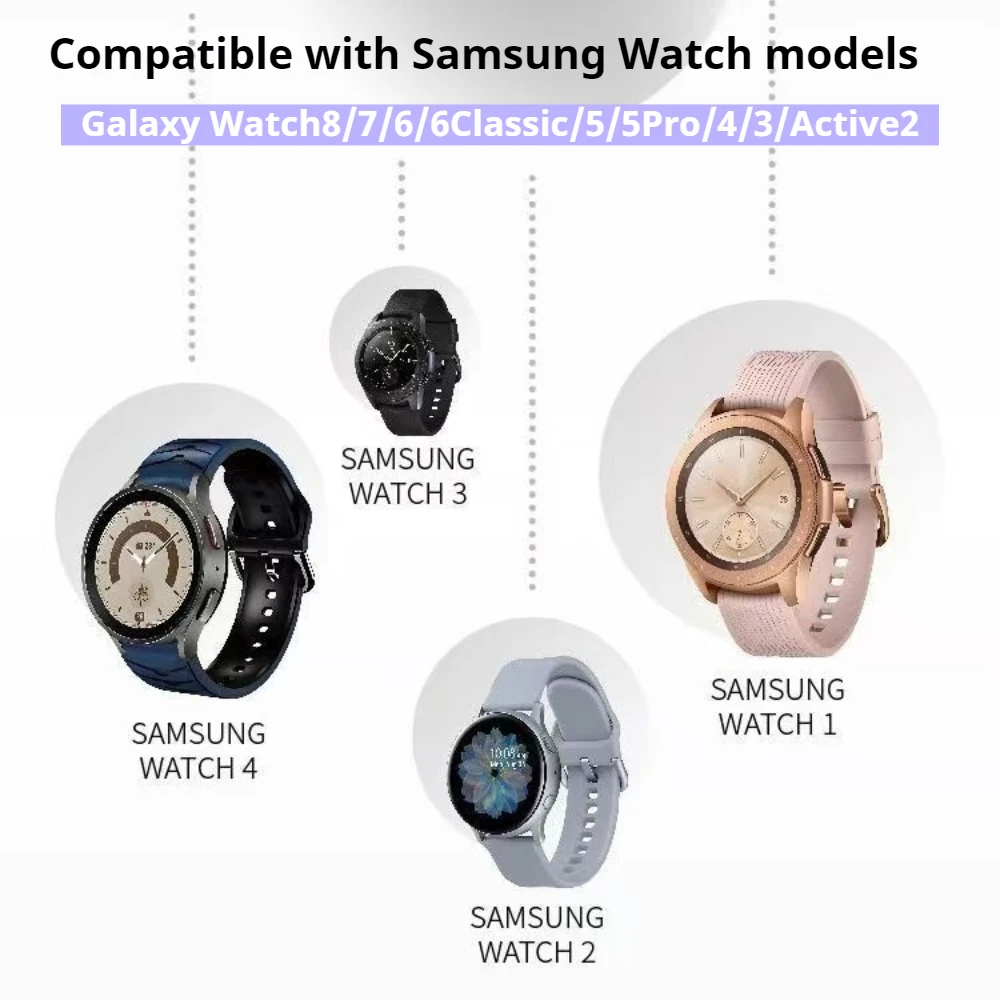 Fast Magnetic Wireless Charger For SAMSUNG Galaxy Watch8/7/6Classic/5 Pro 4/3/2Active USB-C Charging Stand Fast Charging Dock thumbnail 6