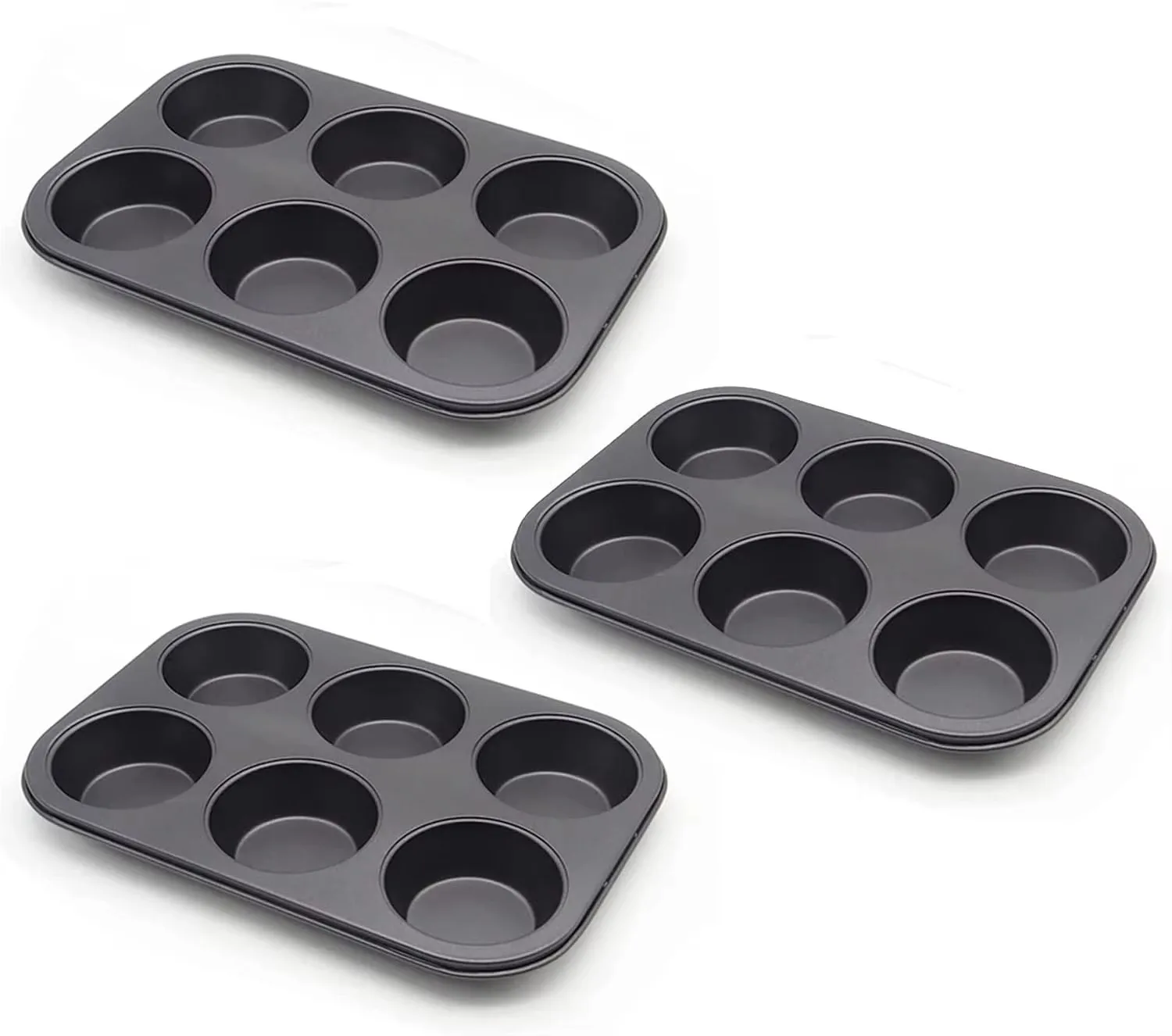 Mini Muffin Round Mold DIY Cupcake Cookies Baking Pan Non-Stick Steel Cake Mold Biscuit Muffin Pan Baking Pan thumbnail 6