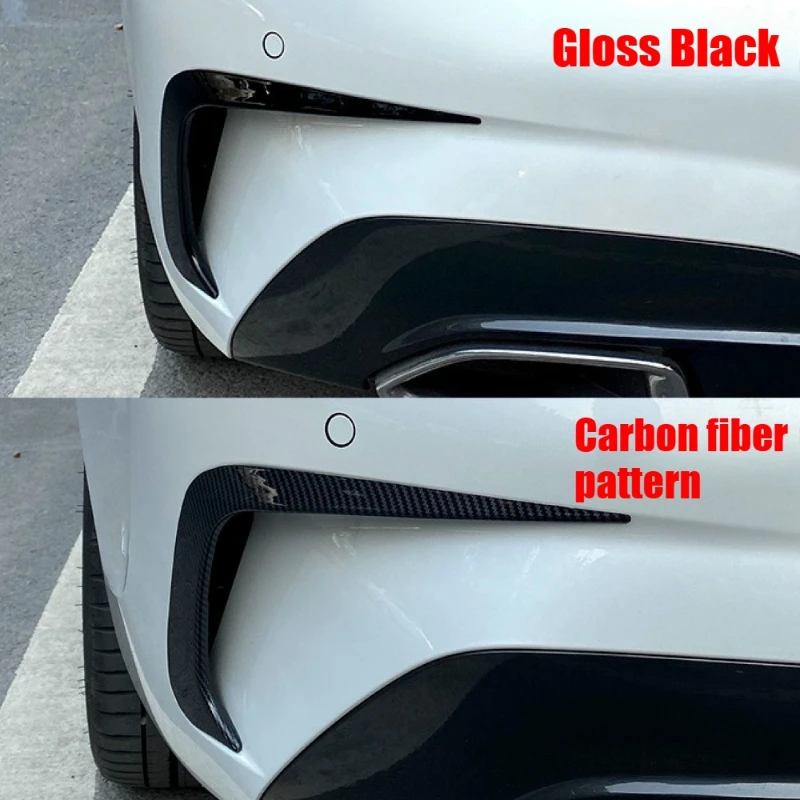 Car Rear Wind Knife For BMW 3 Series G20 318i 320i 330i 2019-2022 Air Vent Bumper Splitter Spoiler Exterior Car Accessories