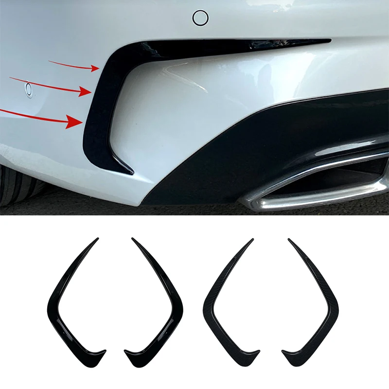 Car Rear Wind Knife For BMW 3 Series G20 318i 320i 330i 2019-2022 Air Vent Bumper Splitter Spoiler Exterior Car Accessories thumbnail 2