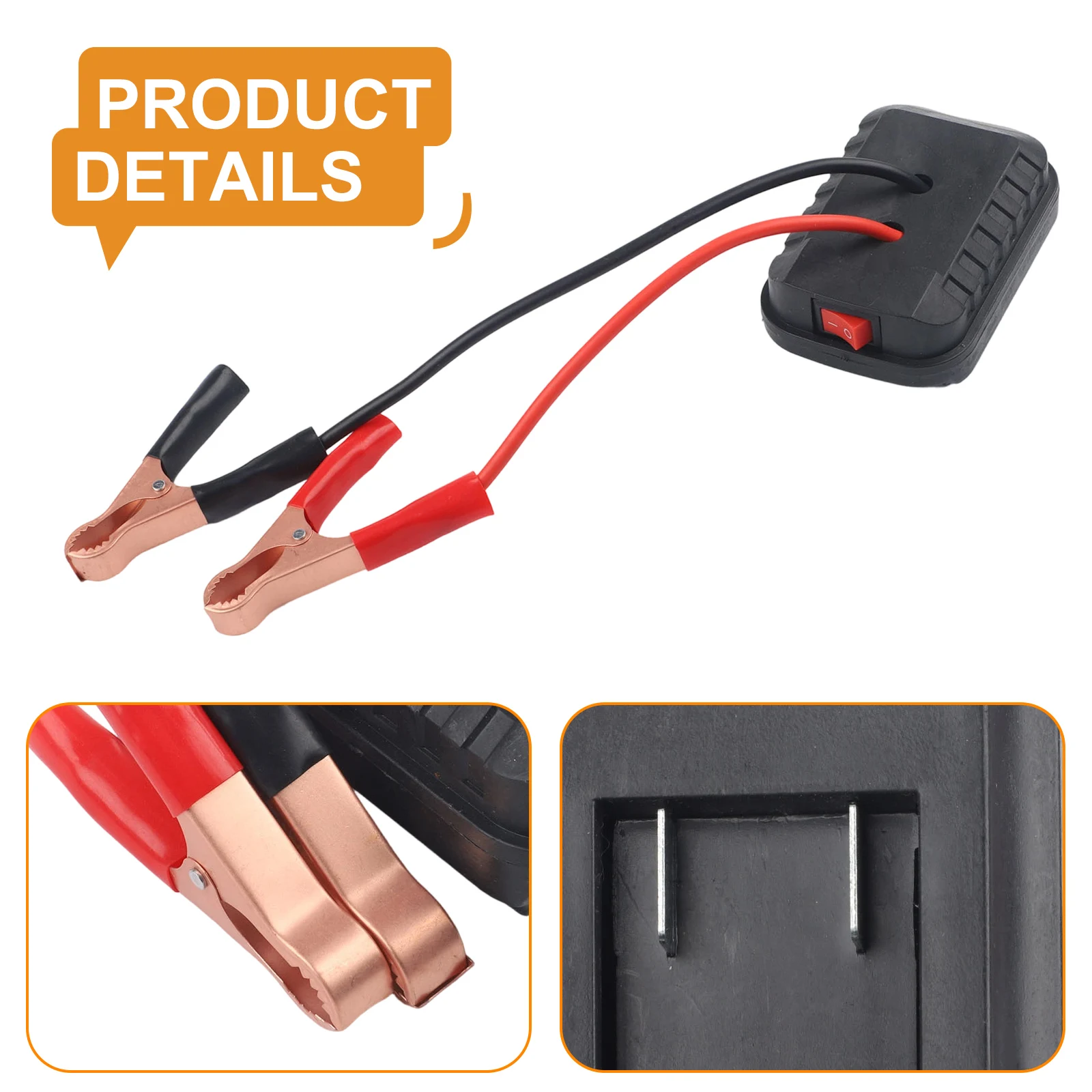 1 X A3/2106 Car Battery Jump Starter Jump Box Lithium Battery Converter 12V With Dual USB For Emergency-Vehicle Starting thumbnail 5