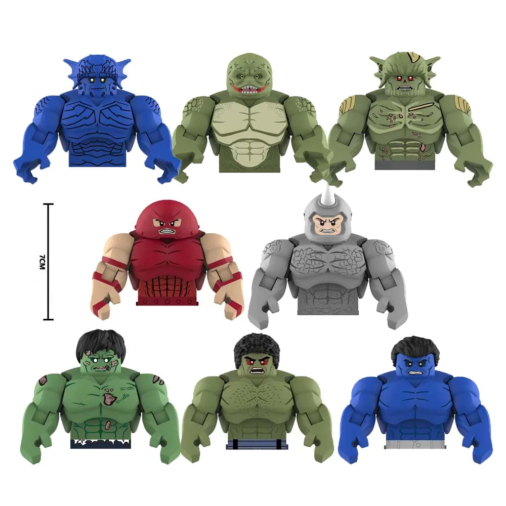 Movable Model Bricks Beast Lizard Rhino Assemble Colossus Assembly Action Figures Puzzle Toy Building Blocks Ornament Model Doll thumbnail 3