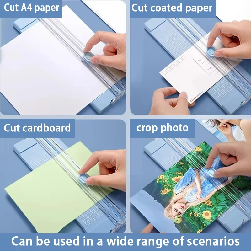 1pcA4 Mini Paper Trimmer Paper Cutter Cutting Machine for Craft Paper Card Photo Laminated Paper Scrapbook Home Crafts Tools New thumbnail 3