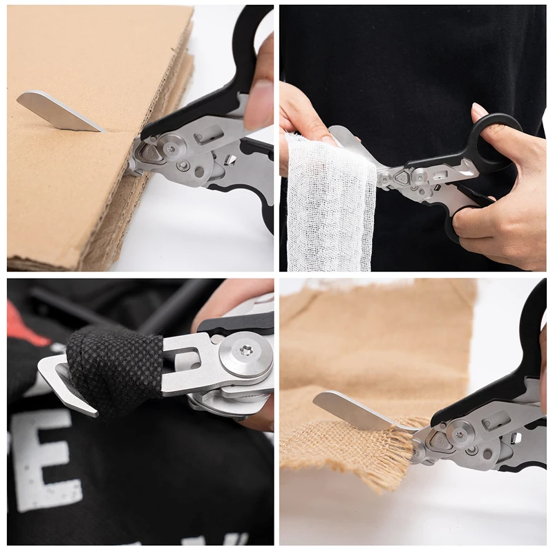 Tactical Trauma Shears Emergency Rescue Shear First Aid Kit Raptor Scissors Foldable Plier Outdoor Survival EDC Tool Gear thumbnail 2