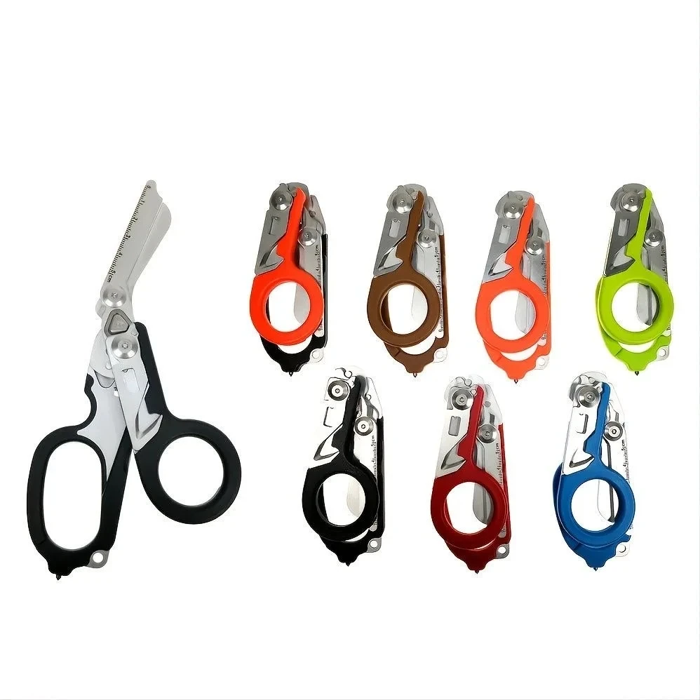 Tactical Trauma Shears Emergency Rescue Shear First Aid Kit Raptor Scissors Foldable Plier Outdoor Survival EDC Tool Gear thumbnail 6