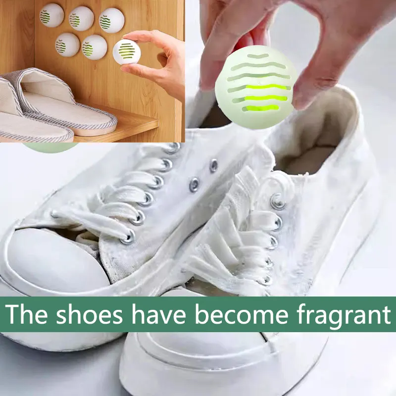 Good 6-60pcs Deodorant Balls For Shoes Jasmine Scent Fresheners Footwear Shoe Closet Toilet Deodorization Long-lasting Aromatic