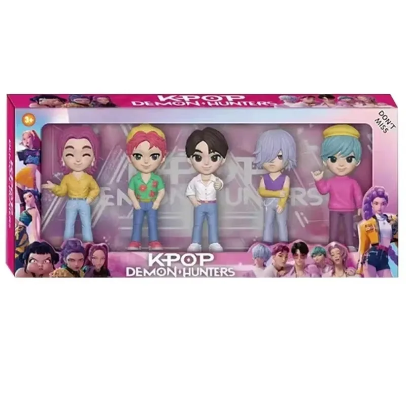2027NEW Kpop Devil Hunter Rumi Zoe Mira anime polyvinyl chloride character collection desktop trinkets Childrens New Year gift thumbnail 2
