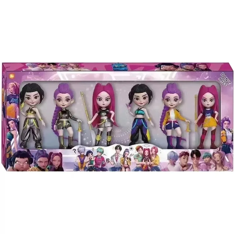 2027NEW Kpop Devil Hunter Rumi Zoe Mira anime polyvinyl chloride character collection desktop trinkets Childrens New Year gift thumbnail 3