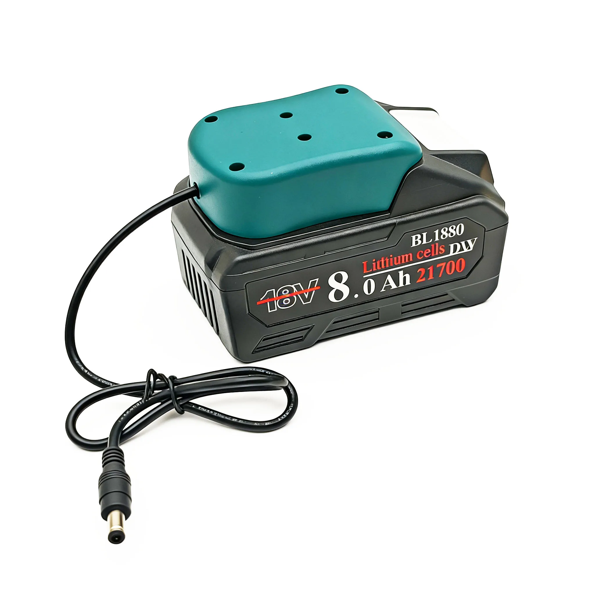Tool Parts For Makita 18V Lithium Ion Battery External Power Supply Mount DIY Connector Adapter Dock Holder Wire DC Car Lighter thumbnail 4
