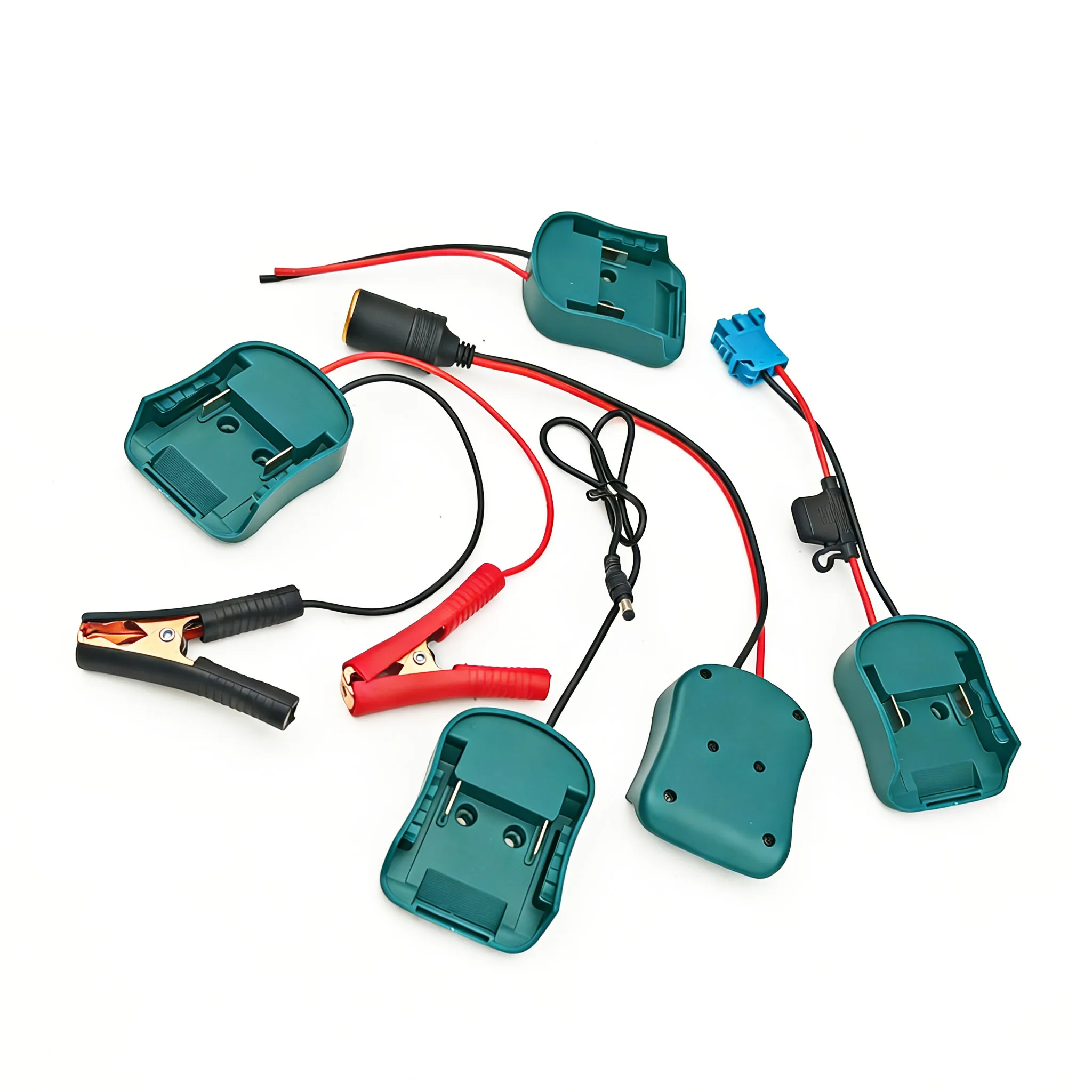 Tool Parts For Makita 18V Lithium Ion Battery External Power Supply Mount DIY Connector Adapter Dock Holder Wire DC Car Lighter thumbnail 2