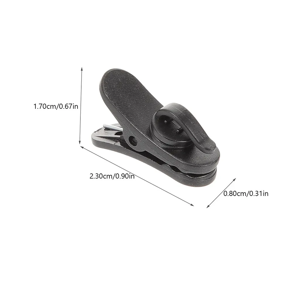 15Pcs Microphone Clips Plastic Mic Clamp Small Wire Clips for Cable Management Earphone Cord Holder Mic Accessories thumbnail 5
