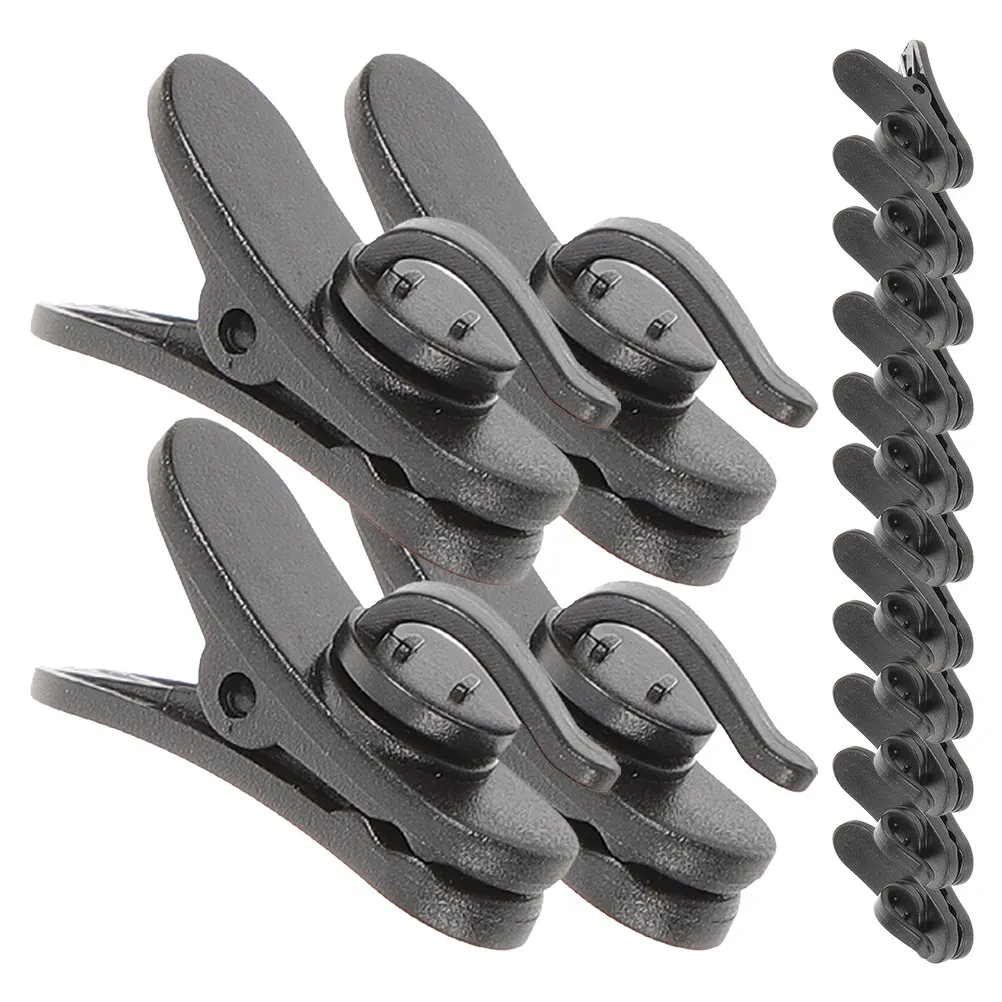 15Pcs Microphone Clips Plastic Mic Clamp Small Wire Clips for Cable Management Earphone Cord Holder Mic Accessories thumbnail 3