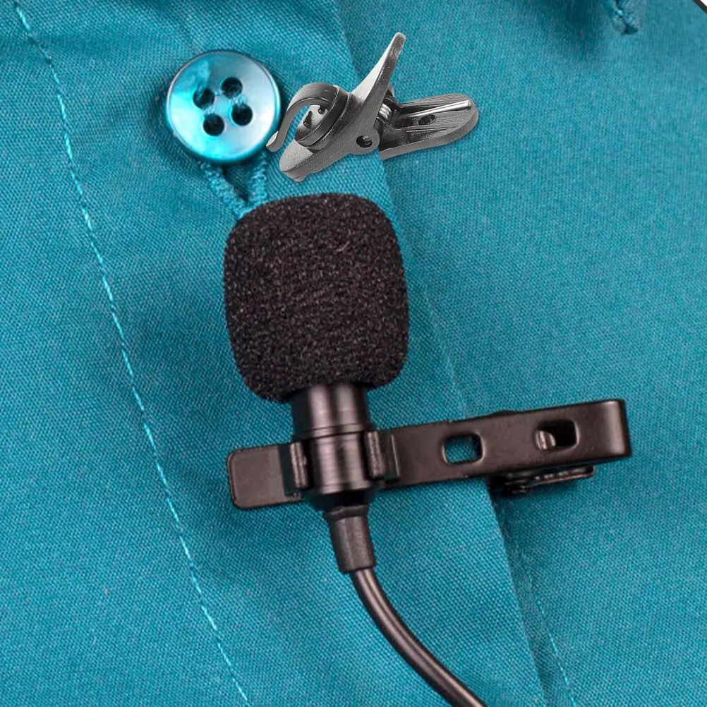 15Pcs Microphone Clips Plastic Mic Clamp Small Wire Clips for Cable Management Earphone Cord Holder Mic Accessories