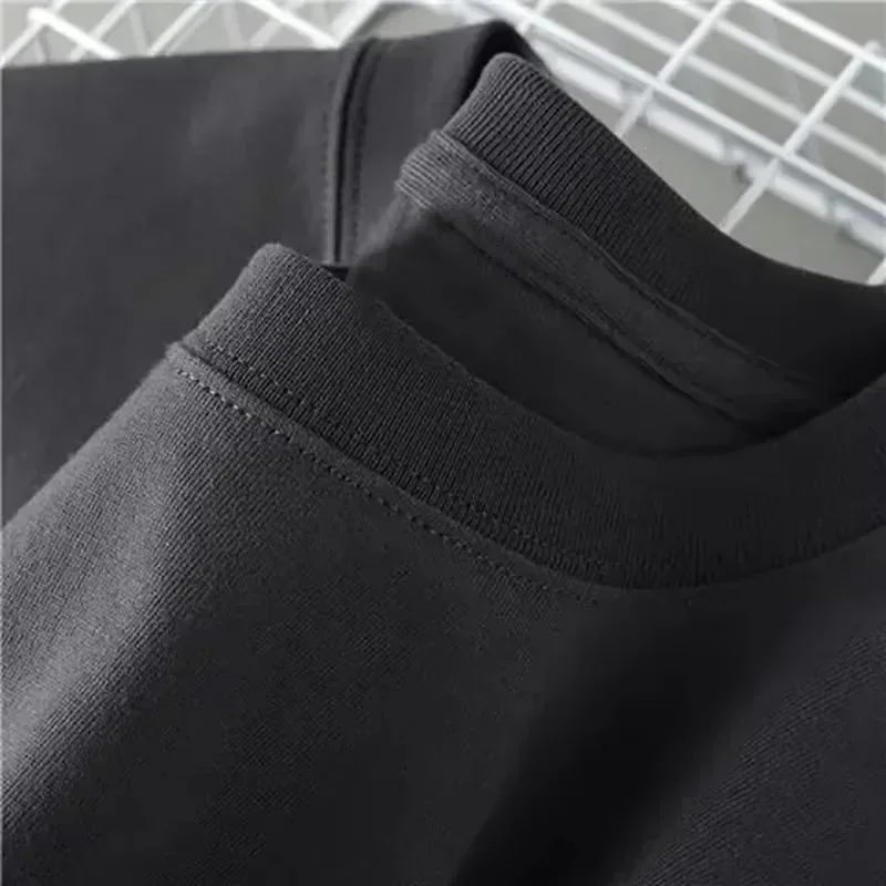 Calvin Women's Leisure Fashion Short Sleeve Tees Comfortable Streetwear Minimalist Design Fit Harajuku Sleeve Aesthetic Clothes thumbnail 4