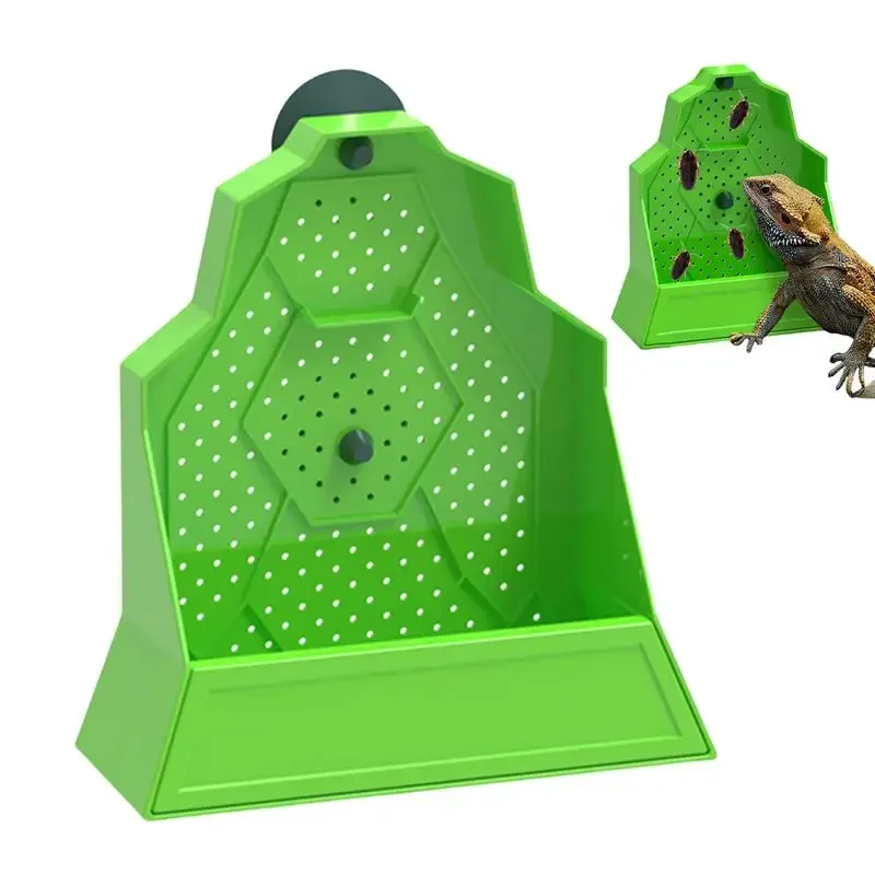 Reptile Suction Cup Feeder Anti-Escape Insect Food Dish Bowl For Snake Frog Tortoise Bearded Dragon Spider Amphibian thumbnail 2
