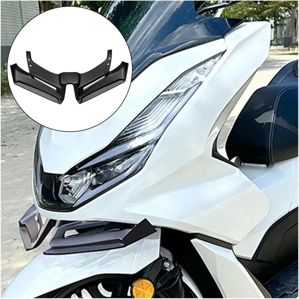 For Honda PCX160 2021-2024 Modified Lower Lip Fixed Wind Wing Beak Spoiler Decorative Front Lip Protective Cover Accessory thumbnail 3