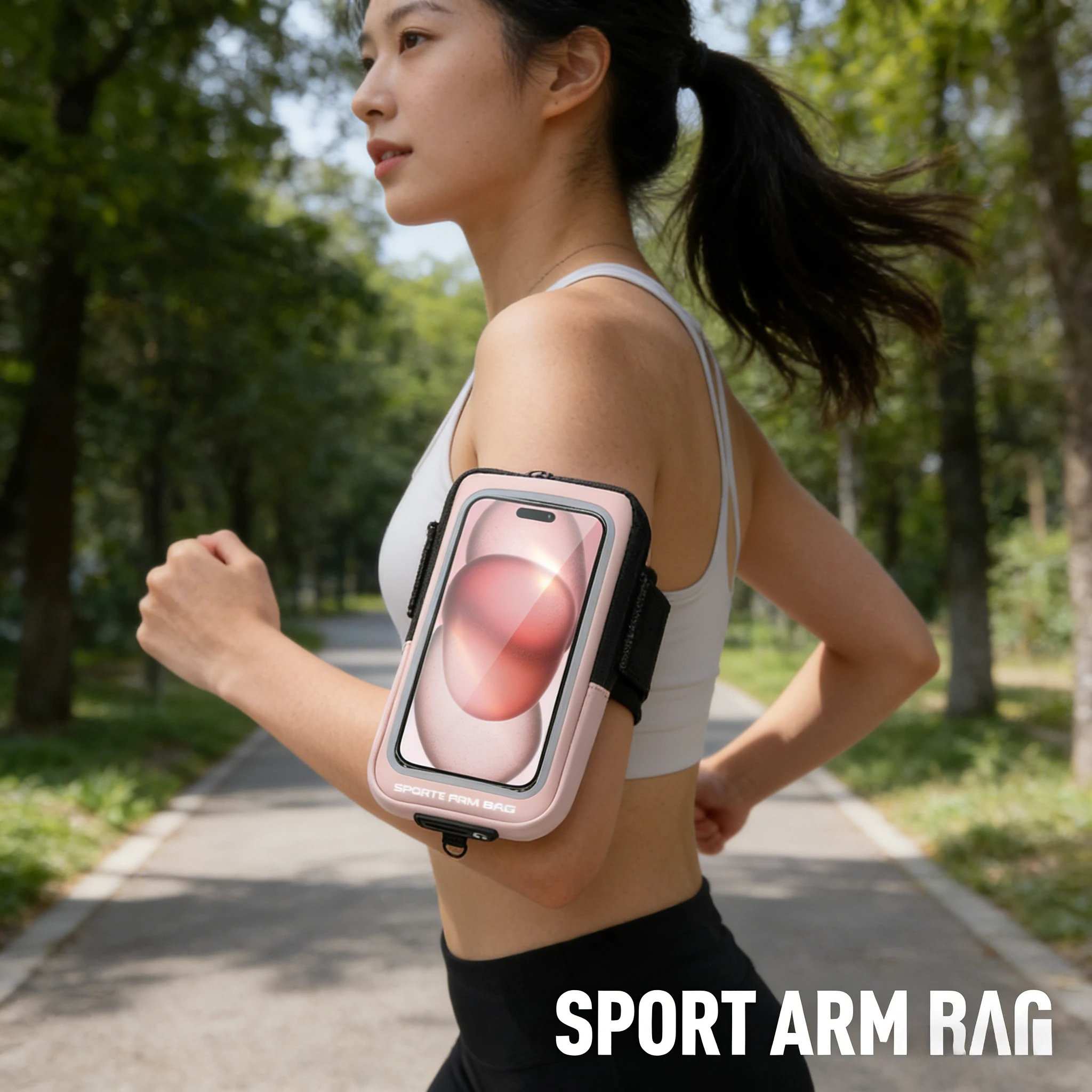 Running Wrist Bag for Men Women Outdoor Sports Armband Fits 7 Inch Phones thumbnail 2