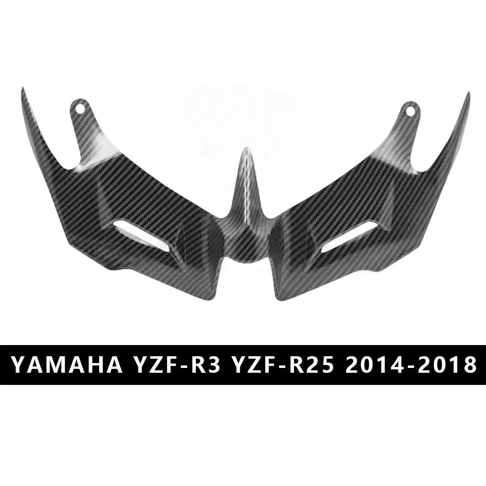 Aerodynamic Winglets Pneumatic Front Fairing Wing Lower Wing Cover Protector Motorcycle Spoiler for Yamaha YZF R3 R25 2014-2018 thumbnail 5