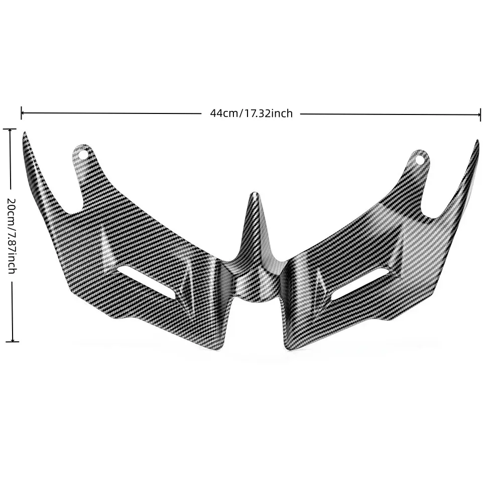 Aerodynamic Winglets Pneumatic Front Fairing Wing Lower Wing Cover Protector Motorcycle Spoiler for Yamaha YZF R3 R25 2014-2018 thumbnail 4