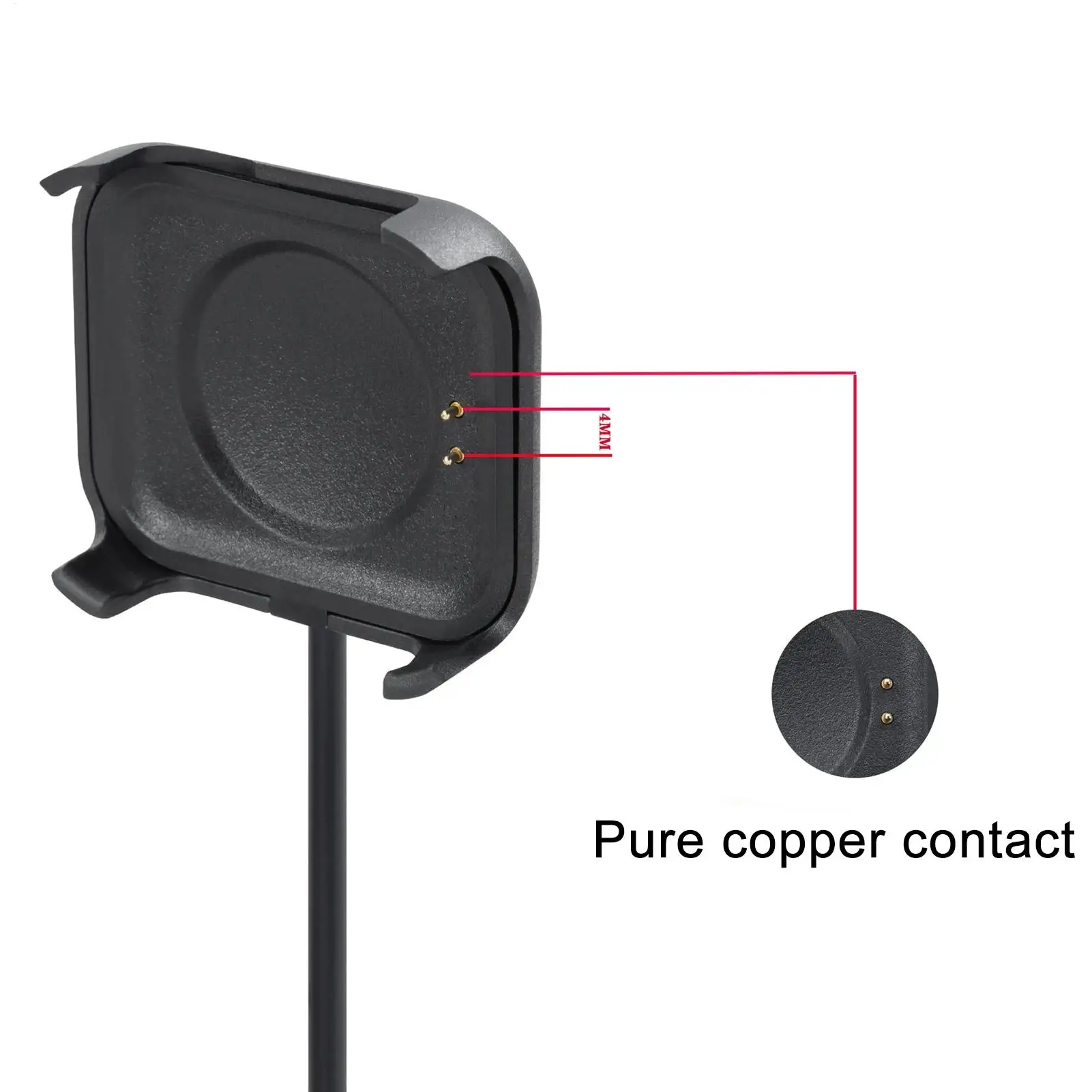 50cm Smart Watch Magnetic Charger Smartwatch Charging Cable USB Chargeable Adapter portable Stable seat charger For Smartwatch thumbnail 4