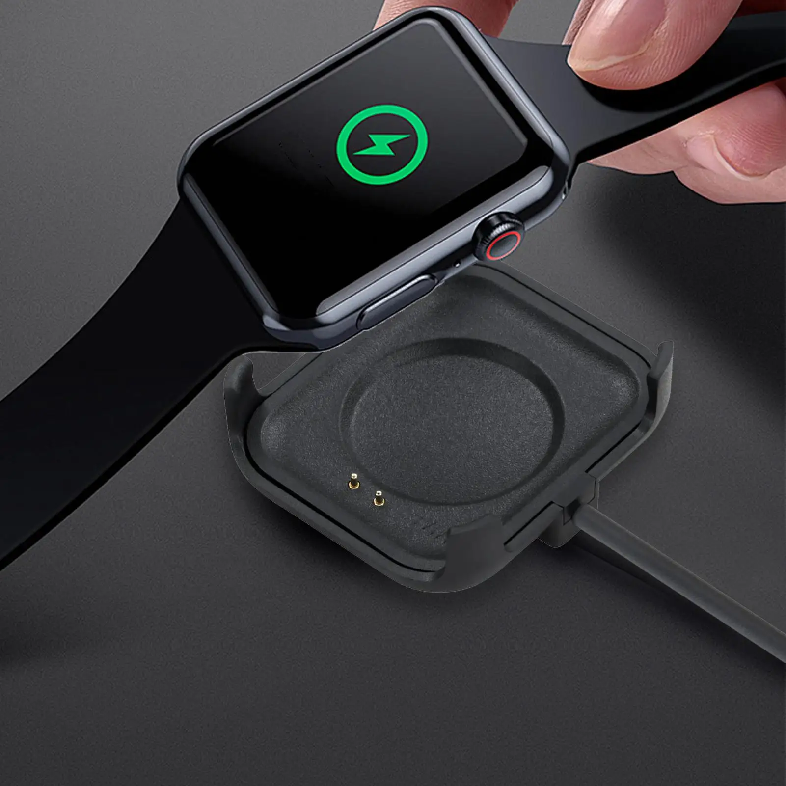50cm Smart Watch Magnetic Charger Smartwatch Charging Cable USB Chargeable Adapter portable Stable seat charger For Smartwatch thumbnail 2