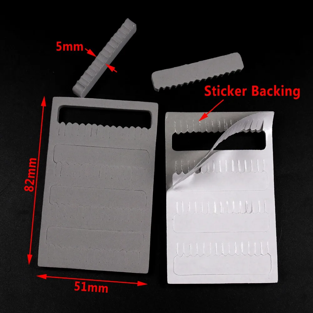 6PCS Fishing Fly Holding Foam with Sticker Backing for Tackle Box Bag Lure Box Fly Case DIY thumbnail 3