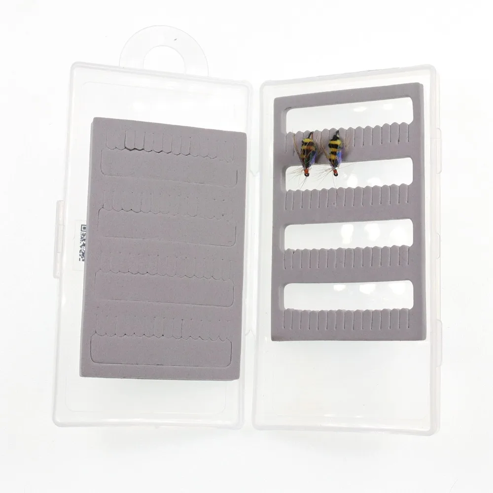 6PCS Fishing Fly Holding Foam with Sticker Backing for Tackle Box Bag Lure Box Fly Case DIY thumbnail 6
