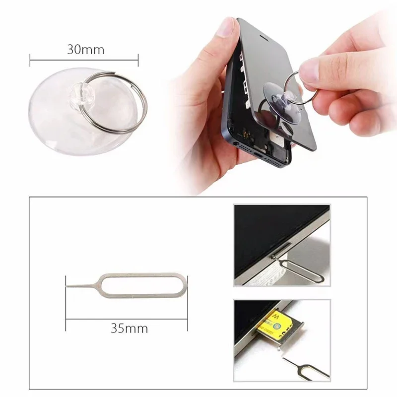 Professional 26 in 1 Cell Phone Repair tool Kits Screwdrivers with Screen Opening Pry Bar Suction Cup for iPhone Samsung Xiaomi thumbnail 5