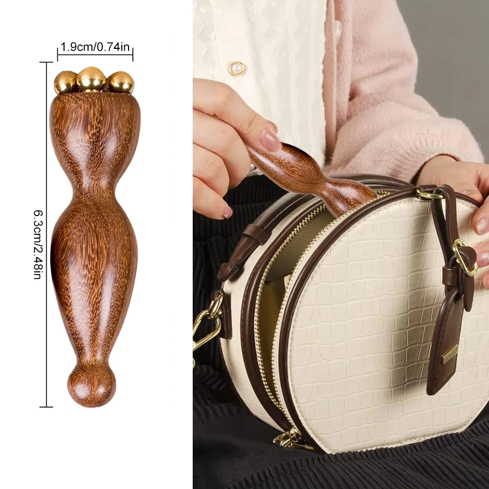 Eye Massage Sticks,Sandalwood Eye Face Roller Massager,Eyes Fatigue Relief Massage Stick for Reducing Puffiness Bags Muscle Ache thumbnail 2