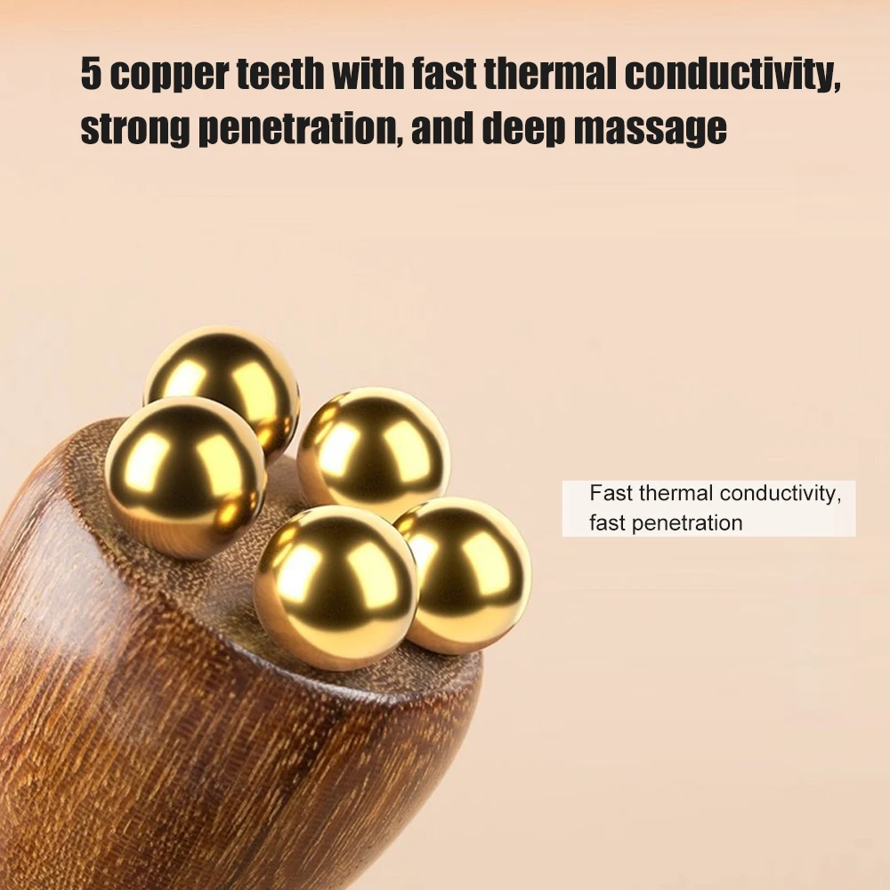 Eye Massage Sticks,Sandalwood Eye Face Roller Massager,Eyes Fatigue Relief Massage Stick for Reducing Puffiness Bags Muscle Ache thumbnail 4