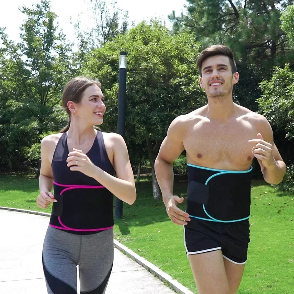 Sport Waist Belt Fitness Sweat Absorbing Men Women Shaping Waist Sweating Belt Abdomen Slimming Bandage Underwear Shapewear thumbnail 3
