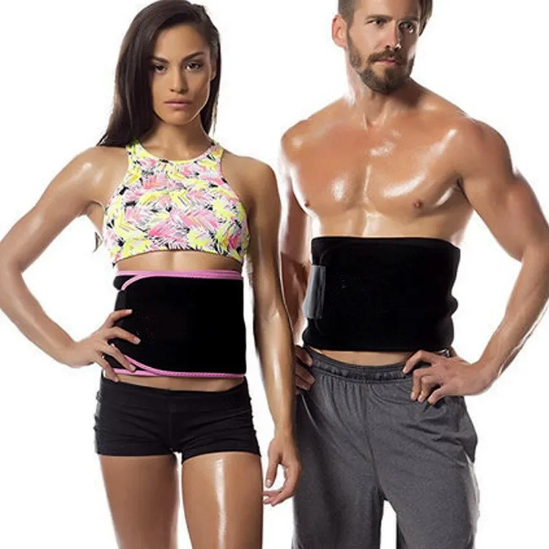 Sport Waist Belt Fitness Sweat Absorbing Men Women Shaping Waist Sweating Belt Abdomen Slimming Bandage Underwear Shapewear thumbnail 2
