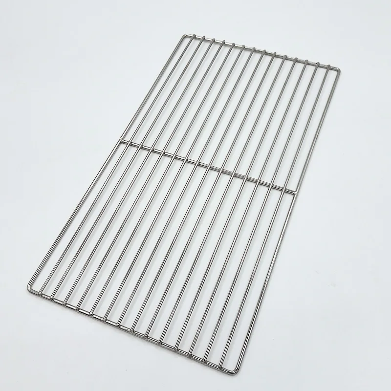 304 Stainless Steel Rectangular Grill Mesh Rack Thickened Encrypted Mesh Outdoor BBQ Grill Tool Home Use Heavy Duty Reinforced G thumbnail 4