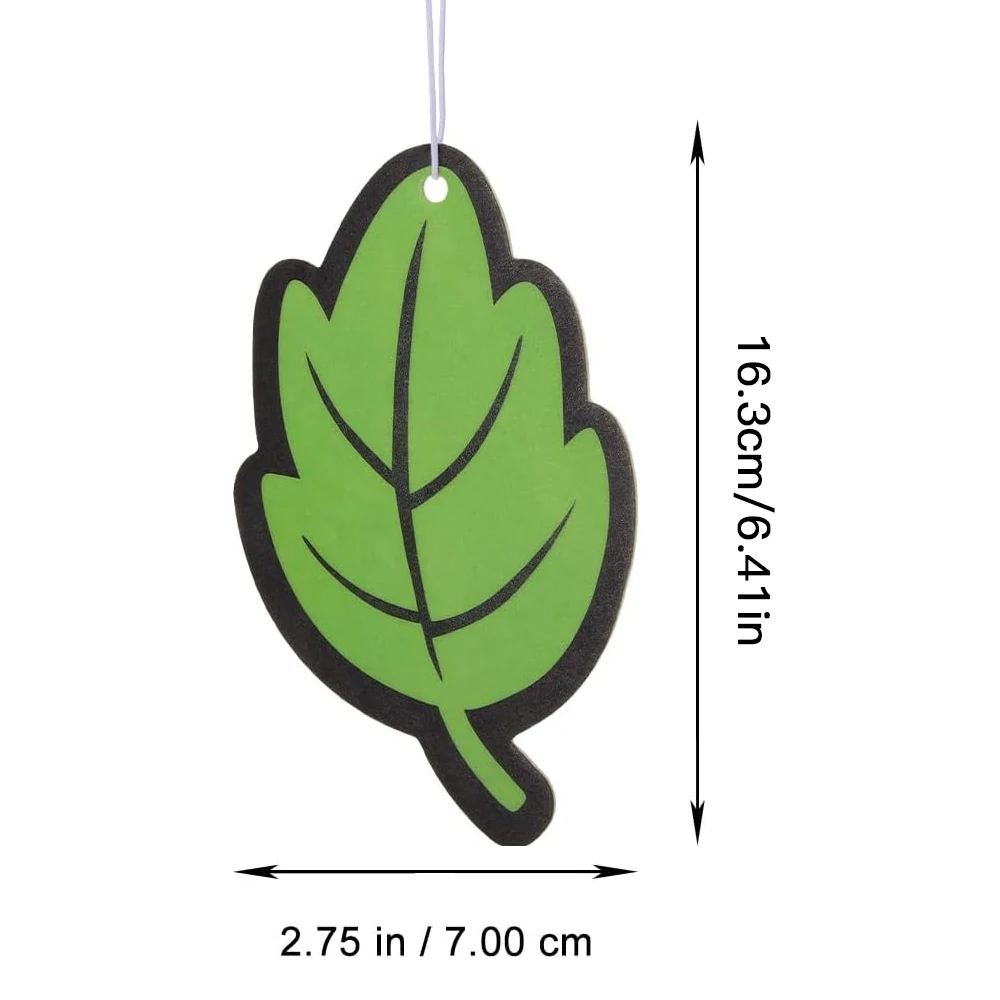 Car Air Freshener Hanging Perfume Odor Eliminator Long-Lasting Fragrance Leaf Paper Auto Aromatherapy Deodorant Supplies Gadgets thumbnail 6