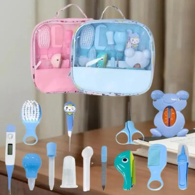 13pcs Comb Grooming Baby Care Kit Baby Portable Tool Grooming Nail Care Set thumbnail 5
