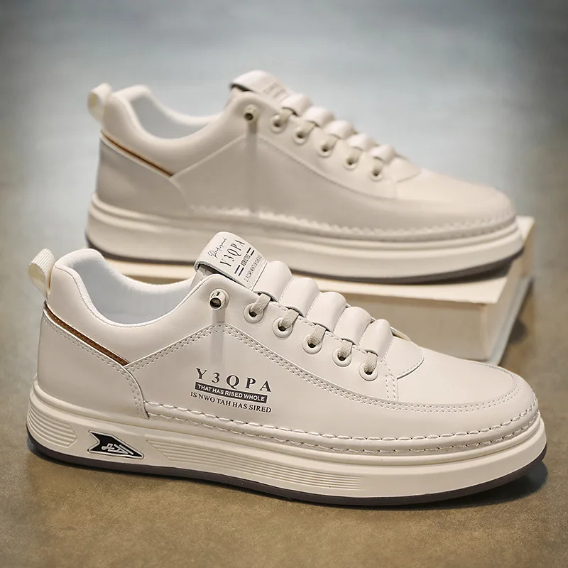 Men's Summer Fashionable Casual Driving Shoes Sporty Slip-On Loafers Versatile Comfortable Breathable Wear-Resistant Leather -..