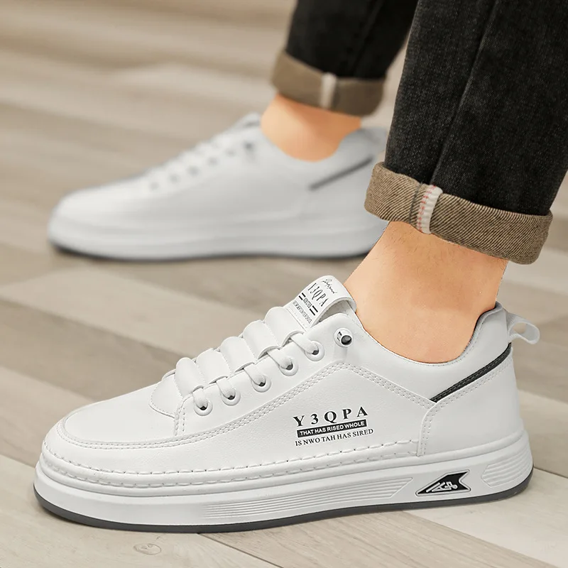 Men's Summer Fashionable Casual Driving Shoes Sporty Slip-On Loafers Versatile Comfortable Breathable Wear-Resistant Leather -.. thumbnail 4