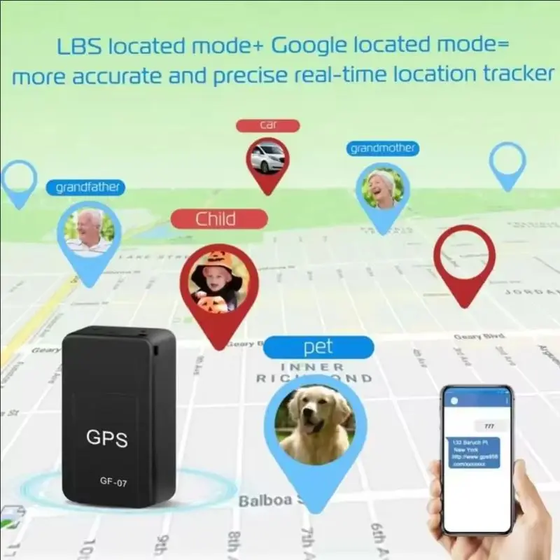 Mini Gps Locator Position App Gf07 Car Gps Tracker Magnetic Vehicle Gps Locator Anti-Lost Anti-Theft Alarm Gps Tracking Device thumbnail 4