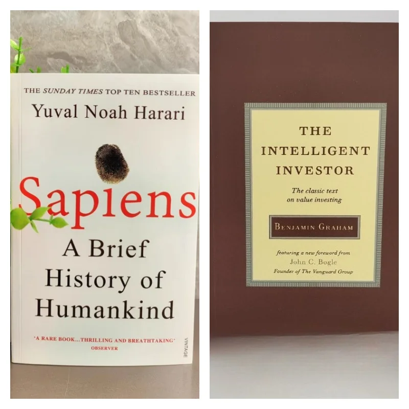 A Brief History of Mankind in English and Smart Investors in English libreria philosophy philosophie book libreria