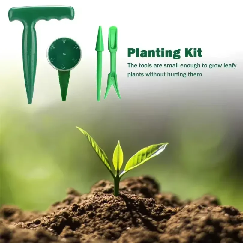 1pc Handheld Garden Hole Puncher Clear Scale Planting Tools Lightweight Digging Hole Tool Sowing Seeds Dispenser For Hole Diggin thumbnail 4