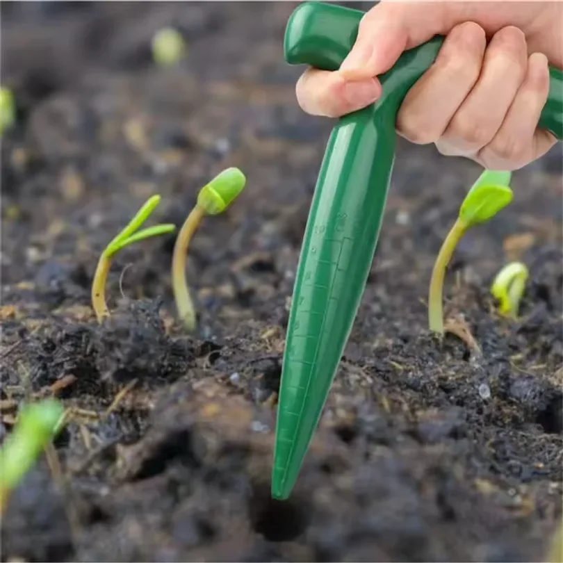 1pc Handheld Garden Hole Puncher Clear Scale Planting Tools Lightweight Digging Hole Tool Sowing Seeds Dispenser For Hole Diggin thumbnail 5